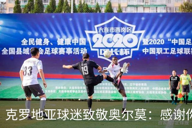 克罗地亚球迷致敬奥尔莫：感谢你所做的一切